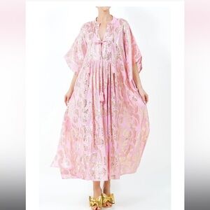 NWT Meghan Fabulous Palm Springs Caftan Maxi Dress Size L/XL